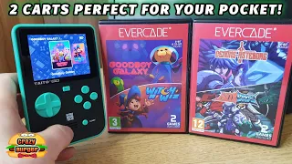 Evercade Carts Goodboy Galaxy/Witch N'Wiz & Astebros/Demons Of Asteborg - Perfect for Super Pocket?