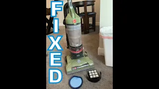 Why is there no suction on my Hoover vacuum?  FIXED!