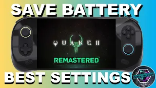 Quake 2 (Remaster) - Save Battery With These Settings - AYANEO 2S Gameplay