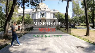 Mexico City, Mexico Downtown Walking Tour 2022 🇲🇽 -  4k