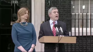 Gordon Brown resigns as Prime Minister