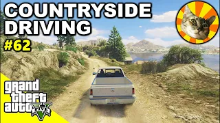 Relaxing countryside drive with radio on | GTA V | Let's Drive #62