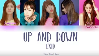 EXID(이엑스아이디)- UP&DOWN (위아래) (Color Coded) (HAN/ROM/ENG) Lyrics