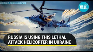 Russian air leader smashing Ukrainian armored vehicles: Ka-52 combat reconnaissance & attack chopper