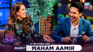 The Night Show with Ayaz Samoo | Maham Aamir | Episode 56 - 2nd September 2023 | ARY Zindagi