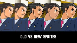 Old Vs New Sprites [Phoenix Wright: Ace Attorney]
