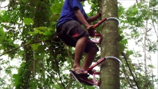 Alat panjat pohon kelapa pinus durian tiang listrik. Panjatkit. memanjat mudah dengan ide teknologi