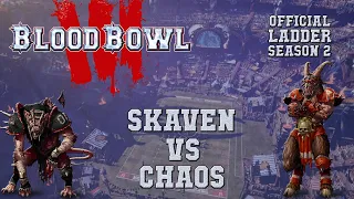 Blood Bowl 3 - Skaven (the Sage) vs chaos - Ladder season 2 game 5