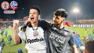 the moment my Brother sends Bolton to Wembley