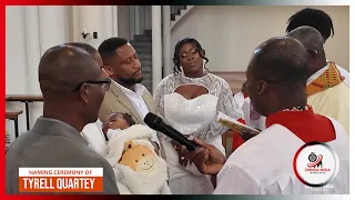 Nana Quartey  & Anita Baffour Baby Tyrell Quartey Christening In Düsseldorf -Germany