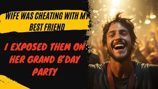 Wife was cheating with my best friend, I exposed them on her grand B'day. Revenge story