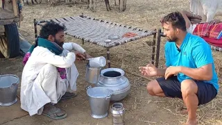 sunder Sangwan ghar ka dudh chhodkar banjaron se jo ghoom ghoom kar cow charate Hai Unse dudh laya