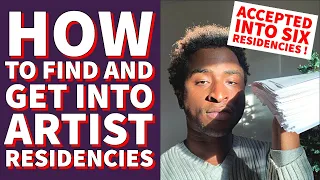 How To Find And Get Into Artist Residencies | tips for applications and artist statements etc