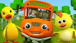 Roda Di Atas Bus | puisi anak-anak | The Wheels On The Bus
