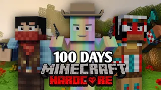 I Spent 100 Days In the WILD WEST in Minecraft... Here's What Happened