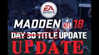 Madden 18 Update for the Update...What is EA doing???