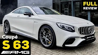 2020 MERCEDES AMG S63 Coupé V8 NEW FULL In-Depth Review BRUTAL Sound S Class Interior Exterior