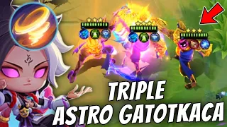 SPAM THIS STRATEGY BEFORE IT GETS NERFED !! ASTRO TRIPLE GATOTKACA !! MAGIC CHESS MOBILE LEGENDS