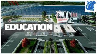 The Perfect Education Expansion in Cities Skylines | City of Canalville