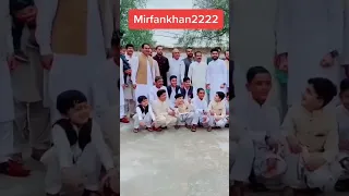 shadab khan in his home town in eid