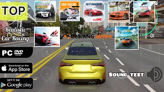 TOP Realistic Racing Games | BMW M4 G82 Sound Test | Android/iOS/PC | Best Car Games