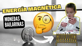 🧲EXPERIMENTO con IMANES |monedas bailarinas ⚡️[paso a paso experimentos FÁCILES] videos Para Niños