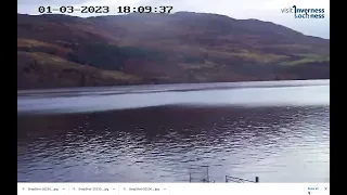 2nd sighting of 2 Nessie like humps on same day viewed on VILN Shoreland Lodges cam at 18.09.42