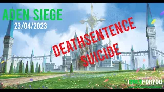 iOnlyForYou - LINEAGE 2 - ADEN SIEGE - DEATHSENTENSE SUICIDE #53 Lineage2 EU Official Server Core