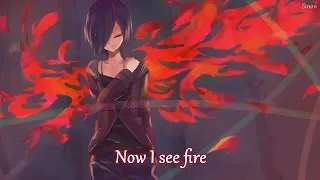 Nightcore - I See Fire (Female Version) - (Lyrics)