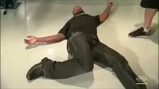 Rampage Jackson impersonates Rashad Evans being KO'D HD funny