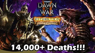 Dawn of War 2 Codex Mod: 4 vs 4 Tyranid Swarm vs Ork WAAAGH!!!
