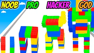 NOOB vs PRO vs HACKER vs GOD - Brick Runner 3D