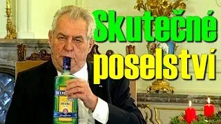 Skutečné poselství prezidenta - VYŘAZENÉ ZÁBĚRY!