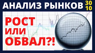 Обвал рынка или рост фондового рынка? Анализ рынков. Доллар. Нефть. Падение рынков. Фондовый рынок.