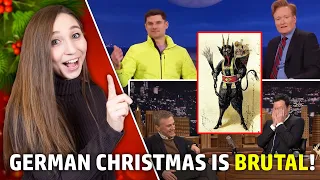 Flula & Christoph Waltz explain KRAMPUS on American TV! 😂 | Feli from Germany