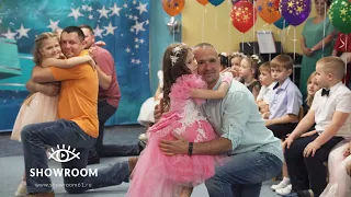 Трогательный танец пап с дочками. Выпускной 2023. Детский сад.