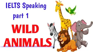 IELTS Speaking part 1 | Topic-: WILD ANIMALS | May-Aug 2023