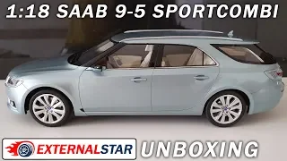 1:18 Saab 9-5 SportCombi by DNA Collectibles | Unboxing & Review