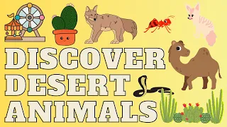 English Vocabulary For Kids  |  Desert Animals  |  Easy Learning  |  Children Education