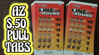 💥🚀 ONE MORE ROUND 💥🚀 AZ $.50 PULL TABS 💥🚀 #azlottery