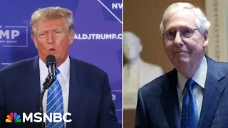 Trump unsure about working with Mitch McConnell if re-elected