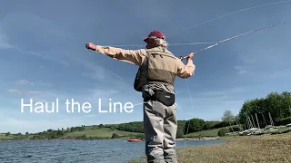 Casting a fly line  (The Double Haul in Slowmo)  Advanced Casting Techniques.
