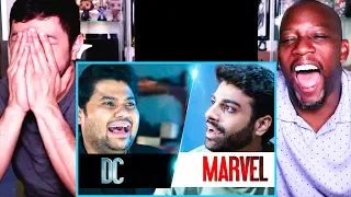 If DC & MARVEL WERE ROOMMATES | Badri Chavan | Rohan Khurana | Reaction | Jaby Koay & Syntell