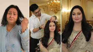 Kashee's Makeup Tutorial l Hair Extensions l Ghazala Javed  | Kashee's Beauty Parlour