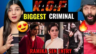 KGF Chapter 2 | Ramika Sen Entry Scene | Rocky Empire Scene | Rocking Star Yash | Kgf 2 Reaction