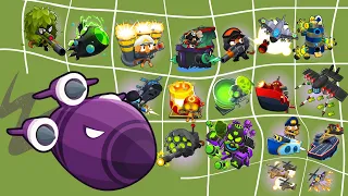 Every Single Tier 5 Military Monkey Tower VS BAD | BTD6