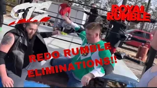 Redo Rumble Elimanations (NOT IN ORDER)