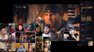 Live Reaction: GEARS OF WAR 5 trailer  E3 2018 Youtubers Synched Compilation with SASxSH4DOWZ