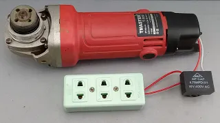 How to turn iron hand grinder into ​​a 220v 4200w generator