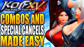 How to do Combos & Special Cancels Very Easy - KOF XV Tips & Tricks Daryus P